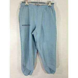 pangaia pants Light Blue Cotton Sweatpants Elastic Waist Size Large